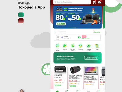 REDESIGN TOKOPEDIA APP