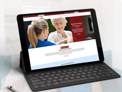 Baraka care homes web design packages