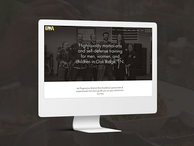 Progressive Martial Arts Academy | Website redesign for Martial