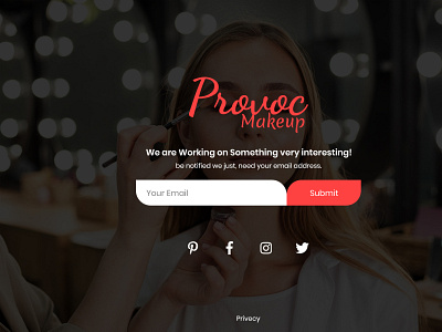 Coming Soon Landing Page