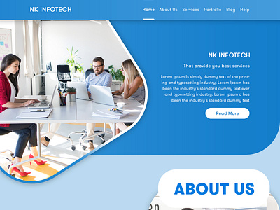 NK Infotech  Website Design