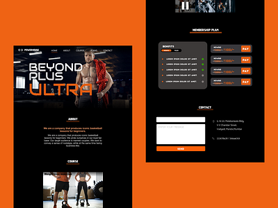 Gym website