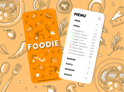 restaurant menu design design menu mobile restaurants ui