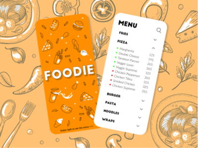 restaurant menu design