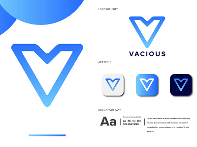 Modern V Letter Logo |App Logo Design| Branding Design app logo brand brand identity branding branding design gradient graphic design logo logo design modern modern design modern logo v letter v letter logo v logo