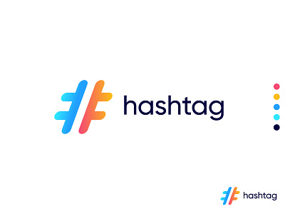 Modern Hashtag Logo | Hashtag Logo Design | Modern Logo Design abstract abstract logo app icon app logo brand brand identity branding branding design design gradient graphic design logo logo design logo ideas logo inspiration logo presentation modern modern design modern logo startup logo