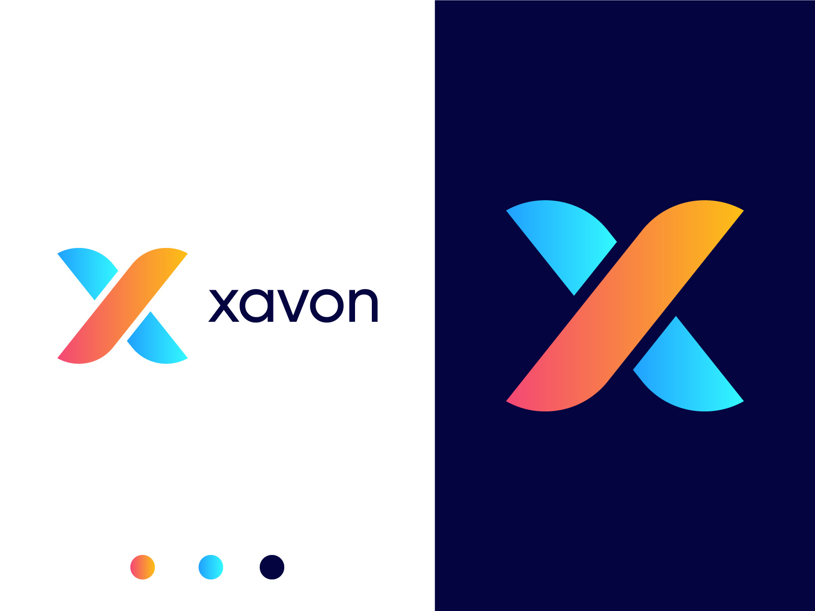 X Letter Logo Xavon Modern X Logo By Md Iftian On Dribbble