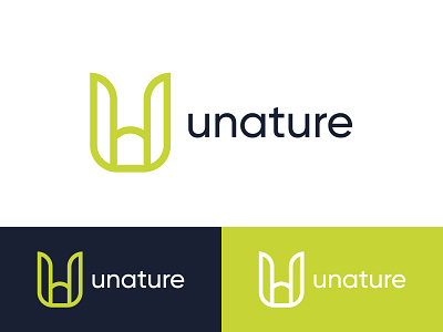Natural U Letter Logo