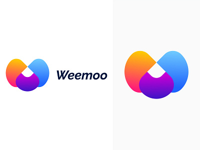 W Letter Logo| Weemoo Branding Design abstract logo agency agency branding app icon app logo brand brand identity branding branding design gradient logo graphic design letter logo logo logo design logo ideas logo inspiration modern design modern logo w letter logo w logo