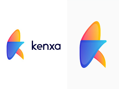 Modern K Letter Logo Concept | Lettermark abstract logo app icon app logo brand brand identity branding branding design gradient logo graphic design k letter k logo k logo concept letter logo logo logo design logo ideas logo inspiration logotype modern k logo modern logo