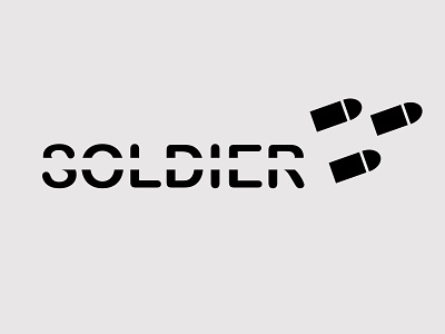 soldier ammo logos brand identity branding identity logo logotype mark symbol typography