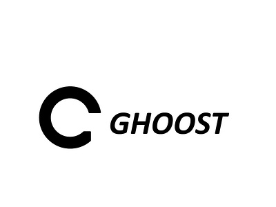 GHOOST brand identity branding icon identity logo logotype mark minimal symbol typography