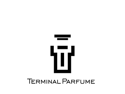 PARFUME TERMINAL LOGO animation brand identity branding design identity logo logotype mark symbol typography