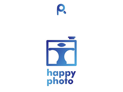 photo happy logo brand identity branding design foto identity logo logotype photo photologo symbol typography