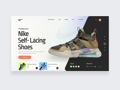 Shoes Ecommerce Web Design