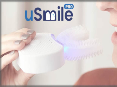 Features of CleanT uSmile Pro automatic toothbrush and whitener