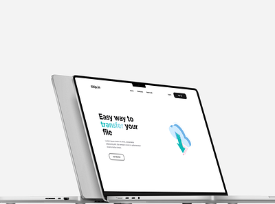 titip.in - Transfer File Software // Laptop Mockup crypto dashboard design nft software ui uidesign web web design