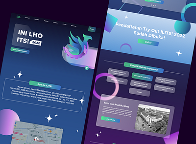 INI LHO ITS! 2022 // Website blur branding crypto dark dashboard design event glass effect glass morphism graphic design illustration logo nft shape software ui uidesign web web design website