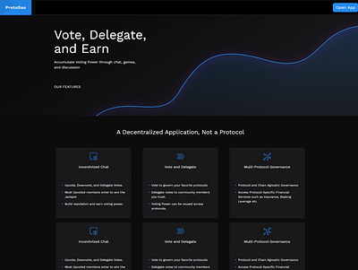 ProtoDao blockchain dapp ethereum material ui node react smart contract solidity ui web design web template