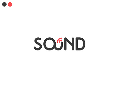 sound logo concept branding design flat logo minimal minimalist minimalist logo sound sound design type design