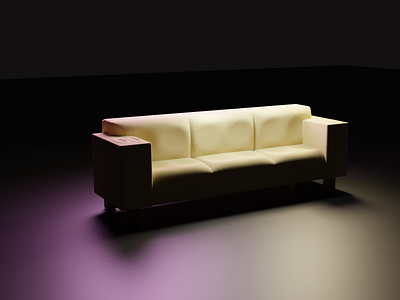 SoFar "Photorealism of Sofa" 3d 3d art 3ddesign blender blender 3d design illustration sofa
