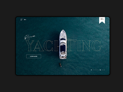 Riviera Yachting Website Concept