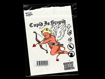 cupid is stupid character design digitalart edgy graphicdesign illustraion illustration streetwear