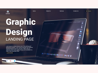 Landing Page Design For Website branding design graphic design illustration landing page ui ux vector web template website design