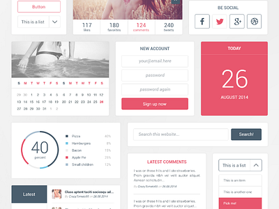 Freebie: Eye Candy UI Kit XL candy elements freebie gui icons kit ui ui kit ux