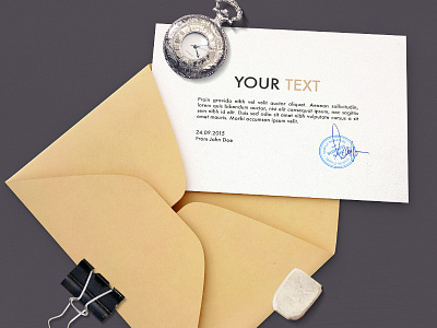 FREEBIE: Envelope Mockup design envelope freebie mock up mock up mockup paper psd stationery