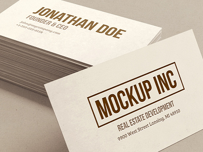 FREEBIE: Business Card Mockup