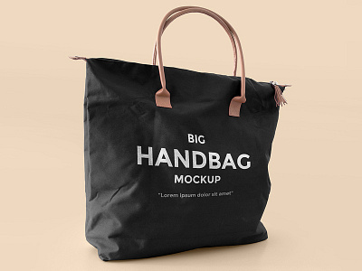 FREEBIE: Big Handbag Mockup bag design fashion free freebie handbag mock up mock up mockup psd