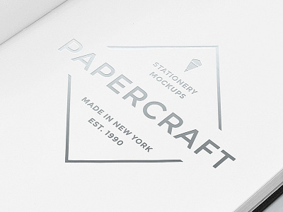 Freebie: Silver Logo Close-up branding freebie identity logo mock up mock up mockup psd silver foil silver logo