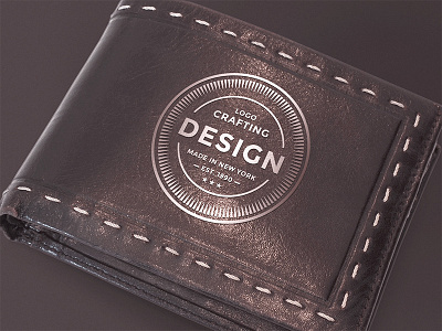 Freebie: Leather Wallet Mockup