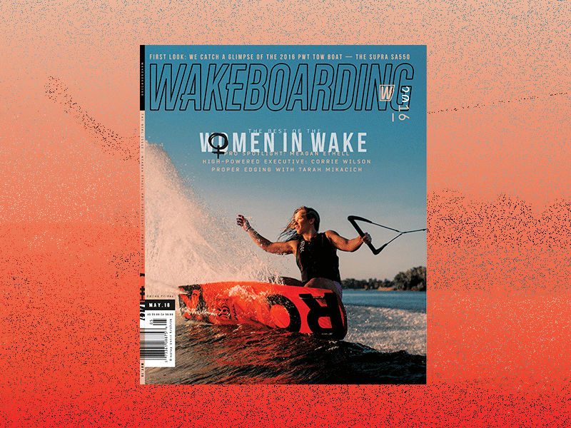 Wakeboarding Mag May 2016 Issue cover cyndi lauper editorial girls magazine wakeboarding women