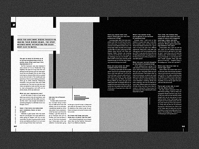 A Layout editorial grid layers layout
