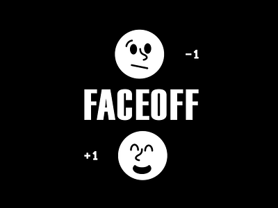 REJECTED: Faceoff Video Series Brand Concept faceoff faces logo not hockey