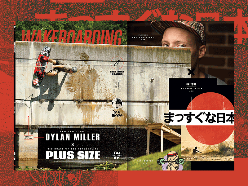 Wakeboarding July 2017 Cover by Counter Brand & Type on Dribbble