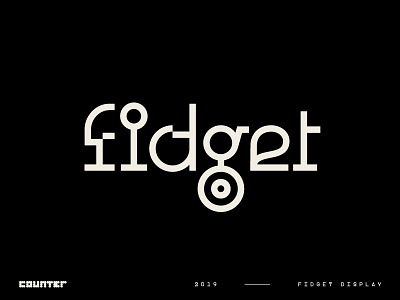 Fidget Display – A Modern Mashup! display font experimental font fontdesign fontforsale headline letter logotype sans sans serif font sanserif type typeface typefacedesign typography