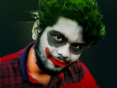 Joker Manipulation by Adobe Photoshop adobe photoshop design graphics design joker manipulation photo manipulation