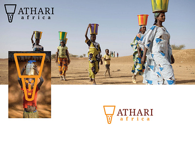 Athari Africa Logo africa branding design logo luxurious luxury logo travel agency traveling