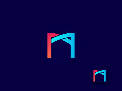 Custom M letter logo । Abu Sayed abstract app art branding clean design flat graphic design icon illustration illustrator letter lettering logo minimal typography ui ux vector web