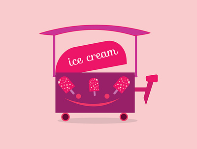 ice cream Ventnor design । Abu Sayed abstract app art branding clean design flat graphic design icon illustration illustrator letter lettering logo minimal typography ui ux vector web