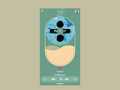 Daily UI 009 Music Player UX animation music music player practice ux