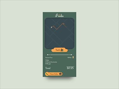 Daily UI 020 020 animation daily ui dailyui dailyuichallenge delivery app delivery service design food app food delivery foodie foodtracking illustration logo minimal tracking tracking app trending ui vector