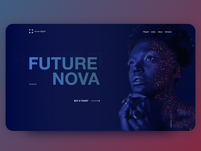 Future Nova typography ui ux ux design uxui uxuidesign web web design webdesign website