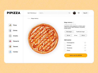 Pizza Web Design