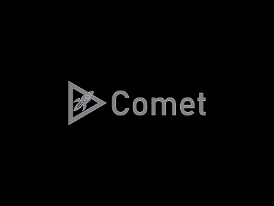 Rocketship Logo- Comet dailylogochallenge graphic design il illustration logo