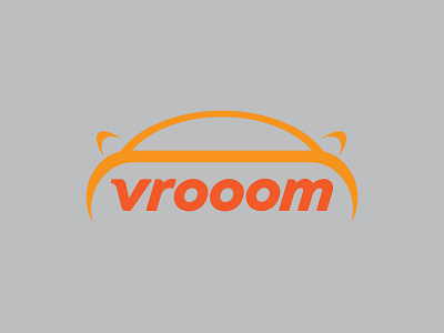Vrooom - Driverless Car Logo dailylogochallenge graphic design illustration logo