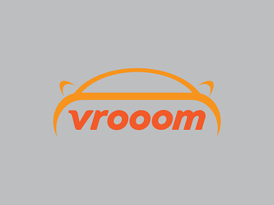 Vrooom - Driverless Car Logo